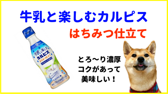 牛乳と楽しむカルピスをあえて水で割ったらどうなるかやってみました 柴犬ココたん のほほんカメラ日記